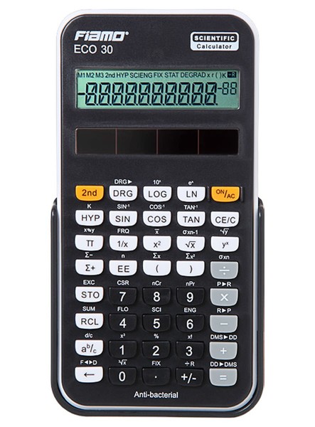 Fiamo Eco 30 Wissenschaftlicher Taschenrechner Schwarz/Weiß-image