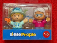 Fisher Price Little People Grandson w/Toy Car & Grandma Figures Grandmother  NEW