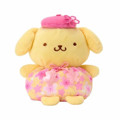 Sanrio Characters Pompompurin Handheld Doll ''Sakura'' 2026 Spring JP LTD Original