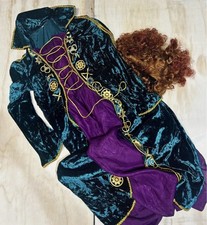 Hocus Pocus Winifred Sanderson Witch Costume w/Wig Plus Size 2X EUC