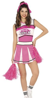 CHEERLEADER-KOSTÜM FÜR ERWACHSENE CHEERLEADER OUTFIT TRUPP KOSTÜM HIGH SCHOOL