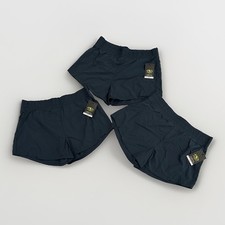 Athletic Works High Waist Shorts Girls 14-16 PLUS Lot Navy Active Liner 3pc NEW