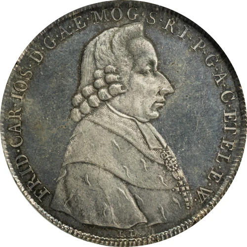 1795 Germany 1/2 Thaler Mainz NGC MS64