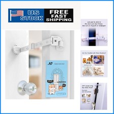 Textile Cat Door Latch - A Smart, Economical Alternative to Pet Gates, 1 Pack