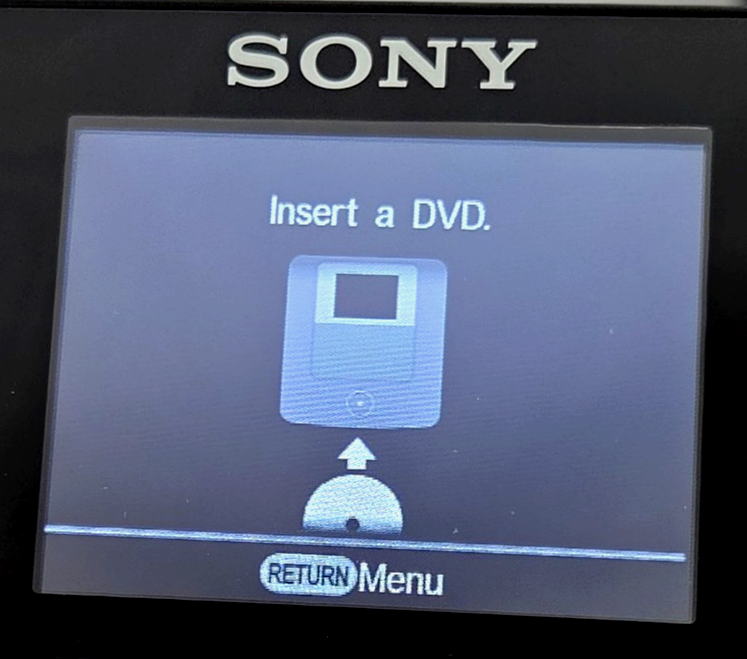 Sony DVDirect VRD-MC5 DVD Recorder (2.5 inch) - Black for sale
