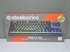 New  Sealed SteelSeries Apex 3 TKL RGB Gaming Keyboard - NIB 