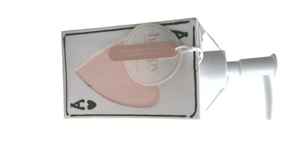 #ad #ad Happy Room Soap Dispenser Ace Of Hearts Card White Pink Ceramic Bathroom Pump $12.99