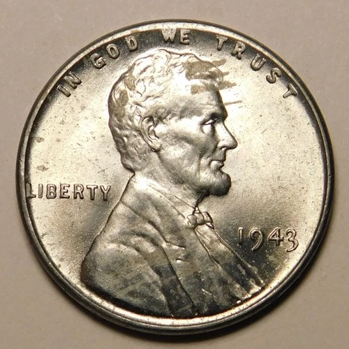 1943 P Lincoln Wheat Cent Penny BU  "Actual Coin Pictured"