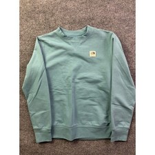 The North Face Sweatshirt Womens Small Blue Heritage Patch Crewneck Hiking