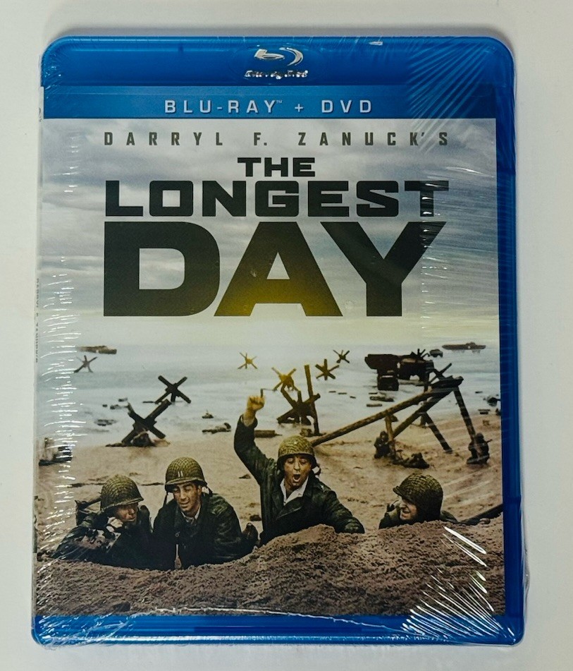 The Longest Day - Darryl F.Zanuck's - Blu Ray + DVD - New Sealed