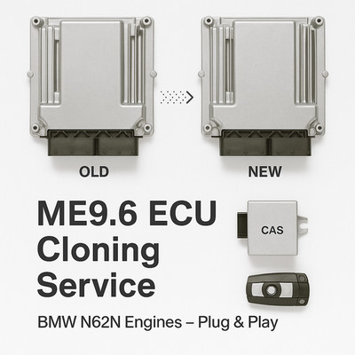 BMW ME9.6/ME9.6.1 ECU Cloning Service (N62 Engines   Plug & Play)
