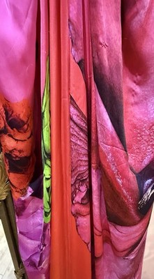 $2499 ROBERTO CAVALLI 100% AUTHENTIC WOMEN LONG DRESS FLORAL COLORFUL RARE