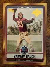 2006 Topps Sammy Baugh Hall of Fame Tribute # HOFT-SB