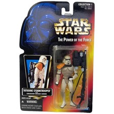 Star Wars Power Of The Force Tatooine Stormtrooper 3.75 Action Figure 1995 New