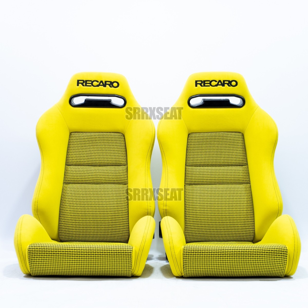 1 PAIR】AUTHENTIC RECARO SR3 Yellow Wildcat Very Good Condition | eBay