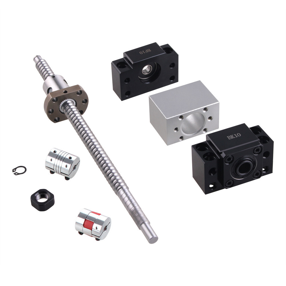 Kit Vis à Billes SFU1605/1204/2005 Avec Paliers, écrous Et Coupleurs - Pour CNC, Impression 3D