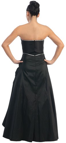 Abi-Ballkleid Abendkleid Damen Kleid Brautjungfernkleid hellgrün Taft Gr.36 NEU - Bild 2 von 8