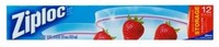 Ziploc Double Zipper Storage Bag - 12 Ct (pack 9) on sale Ziploc Double Zipper Storage Bag - 12 Ct (pack 9) on sale