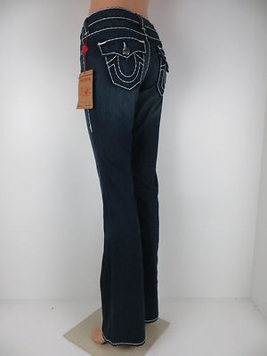 NWT True Religion Jeans Becky Edgestitch Super T, Lonestar, Size