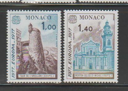 MONACO STAMPS 1977 EUROPA LANDSCAPES MNH - MONA113 - Picture 1 of 1