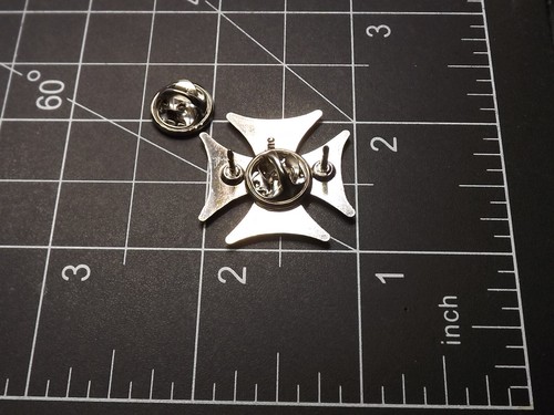 "IRON CROSS" BRAND NEW Lapel Pin Enamel GUARANTEED FOR LIFE - Picture 3 of 3