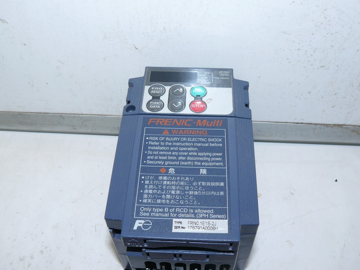 Fuji FRENIC-Multi FRN0.1E1S-2J Compact Inverter 3PH 200-240V 50 Fuji FRENIC-Multi FRN0.1E1S-2J Compact Inverter 3PH 200-240V 50