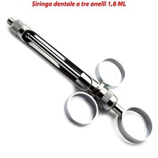 Siringa a tre anelli per anestesia dentale 1,8 ML Siringhe aspiranti anestetiche