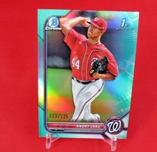 Andry Lara AQUA /125 1st Bowman RC 2022 Bowman Chrome Nationals