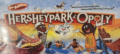 Hersheypark Opoly Monopoly Themed Game 3rd edition amusement park trading game