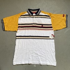 Vintage 1990s Mecca USA Srtripe Urban Hip Hop Streetwear Polo Shirt NWT