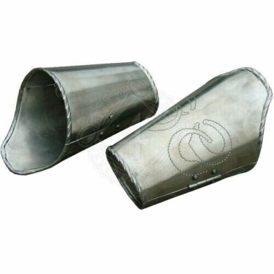 Hand Protection Guard Armor Medieval Warrior Larp steel Pair Of Bracers Armor