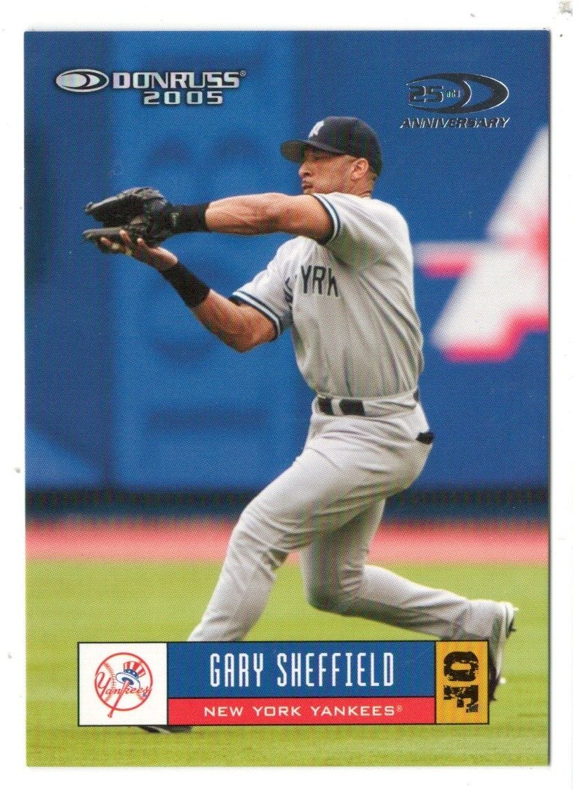 Gary Sheffield 2005 Donruss 25th Anniversary /25 #271 Numbered Card