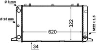 Mahle KüHler WasserküHler MotorküHler FüR Audi 80 Cabriolet 8C B4 8G7 89 8B