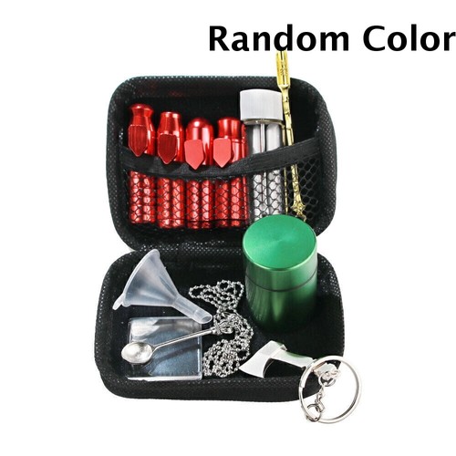 Juego de Mini Bong con Cuchara de Metal y Tarro de Almacenamiento 13 Accesorios Color Aleatorio - Imagen 2 de 10