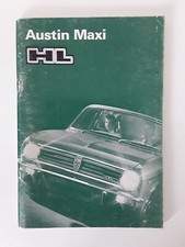 AUSTIN MAXI HL DRIVER'S HANDBOOK. 1975. GOOD CONDITION.