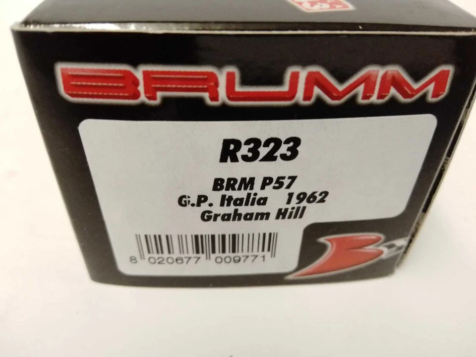 Brumm BRM P57 #14 Graham Hill World Champion 1962 Italia GP 1/43 R323 - Immagine 2 di 2