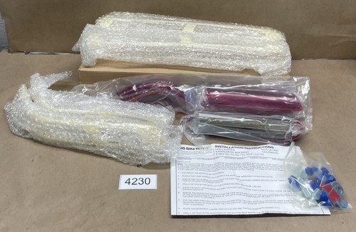 Show Chrome 52-702X Raw Version LED Saddlebag Molding Set ~ 52-702 NOS