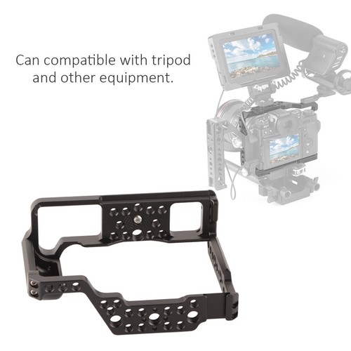 Aluminum Alloy Camera Cage For Fujiflim Fuji XT2 XT3 Expansion Protection REL - Picture 6 of 10