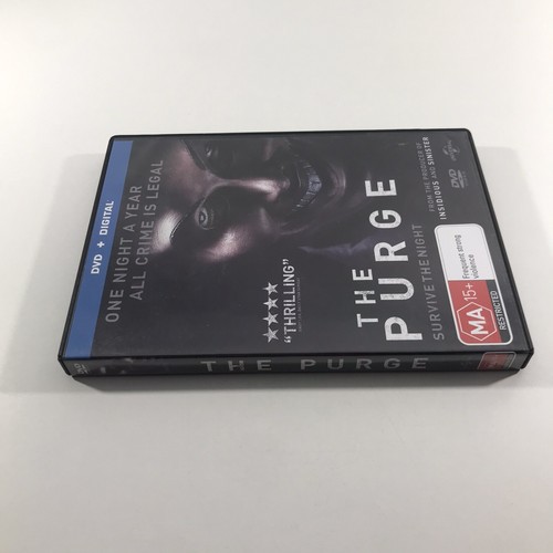 The Purge DVD Region 4 PAL Horror Thriller Movie MA15+ Ethan Hawke Lena Headey - Picture 3 of 8