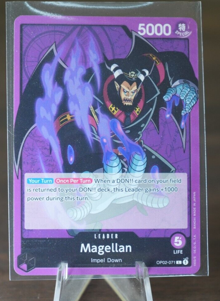 where buy pokemon cards ONE PIECE CARD GAME SP OP02-085 SR Magellan Your opponent returns 1 DON Magellan (085) - Paramount War