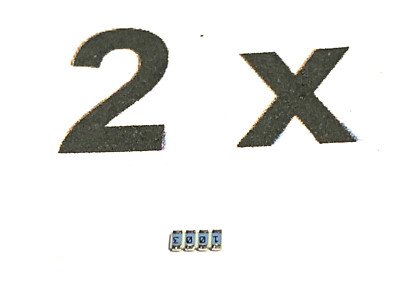 100KΩ x 4, Arrays, 0,1%, 0,1W,10ppm,100K,High-Precision,PRA100I4-100KBWNT, 2 St.