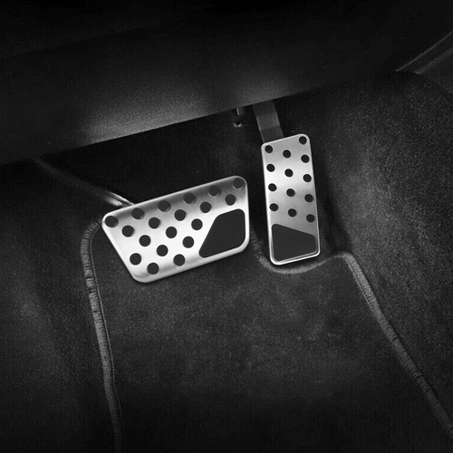 Steel Foot Brake Gas Pedal Cover Set For 2007-2017 Jeep Wrangler JK Accessories - Foto 6 di 11