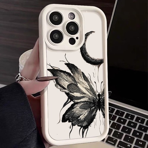 Butterfly Phone Case For iPhone 16 Pro Max 15 14 13 12 11 Soft Shockproof Cover - Picture 10 of 23