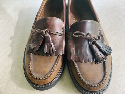 Cole Haan Mens Country Chestnut Brown Leather Slip On Loafer  display picture 1
