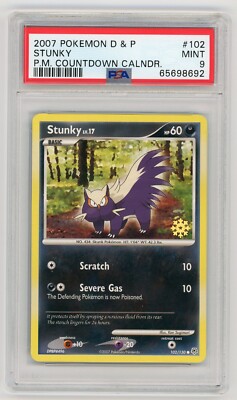 Pokemon Card Stunky 102/130 Countdown Calendar Snowflake Promo PSA 9 MINT | eBay Pokemon Card Stunky 102/130 Countdown Calendar Snowflake Promo PSA 9 MINT | eBay