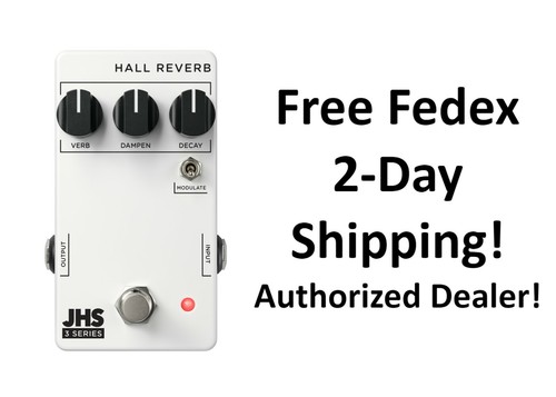 New JHS 3 Series Hall Reverb Guitar Effects Pedal - 第 1/3 張圖片