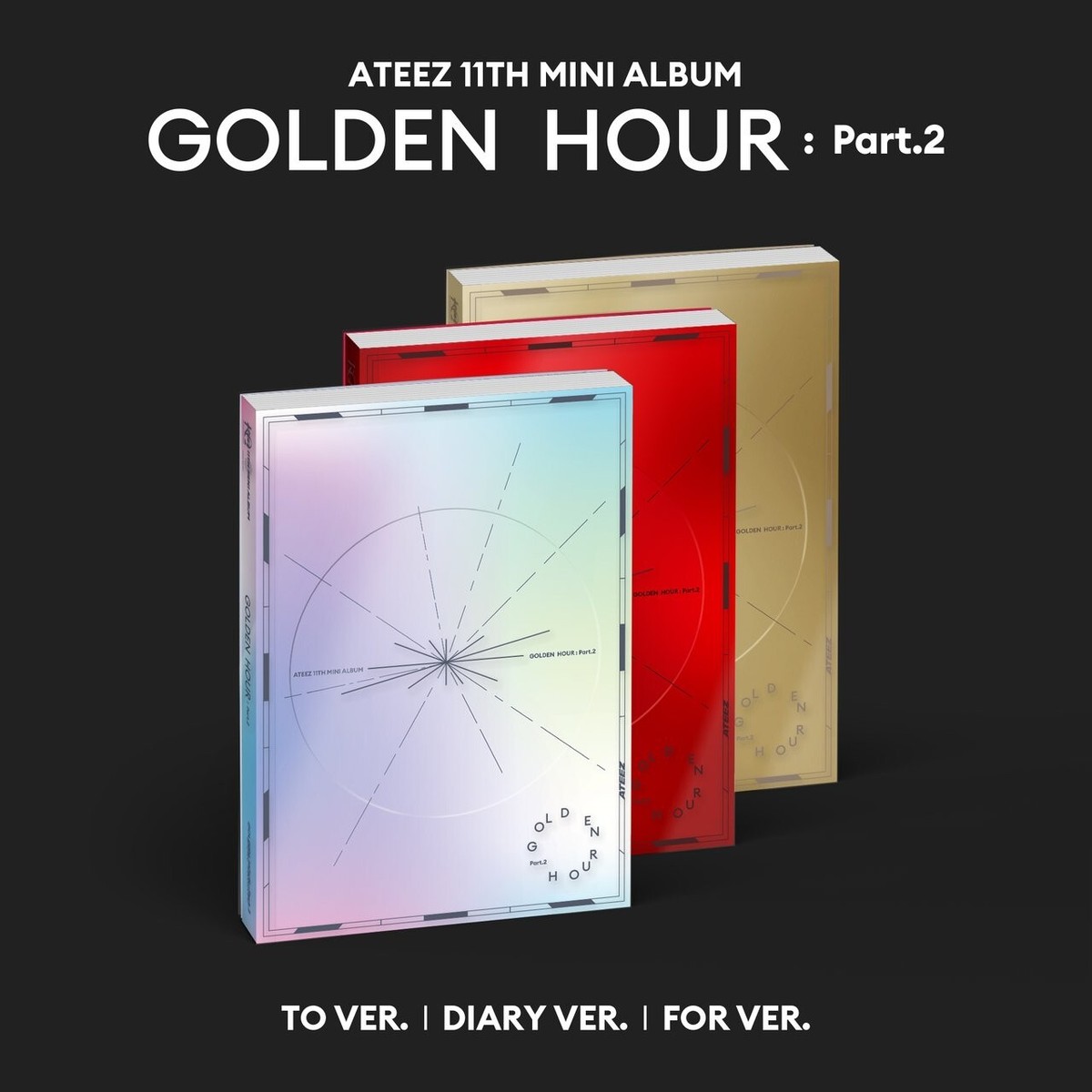ATEEZ GOLDEN HOUR : Part.2 11th Mini Album | eBay