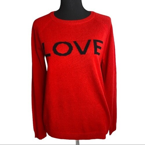 NWOT Philosophy L 100% Cashmere LOVE 