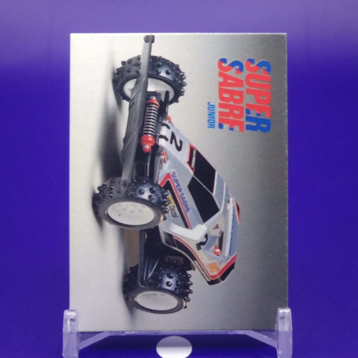 Super Sabre Junior Racer Mini 4WD Card Shogakukan Japanese