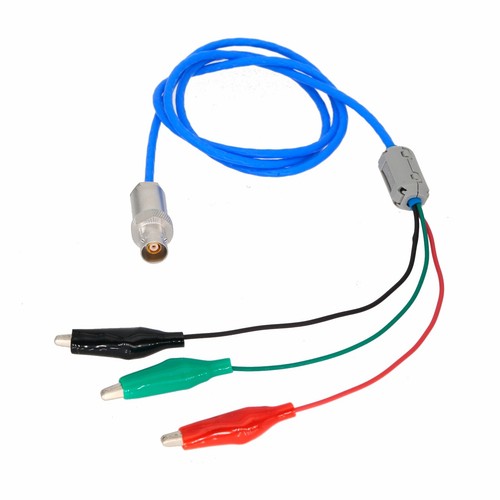 Triax TRB Jack 3-Slot to Alligator Clip Single Shielded M17/176-00002 Cable 3~9' - Picture 2 of 7